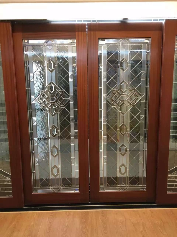 1" Thick Door Leaded Glass Made In China With IGCC For Door Factory