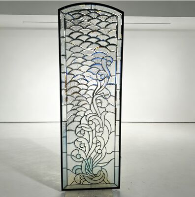 হস্তনির্মিত আলংকারিক প্রবেশদ্বার গ্লাস প্যানেল